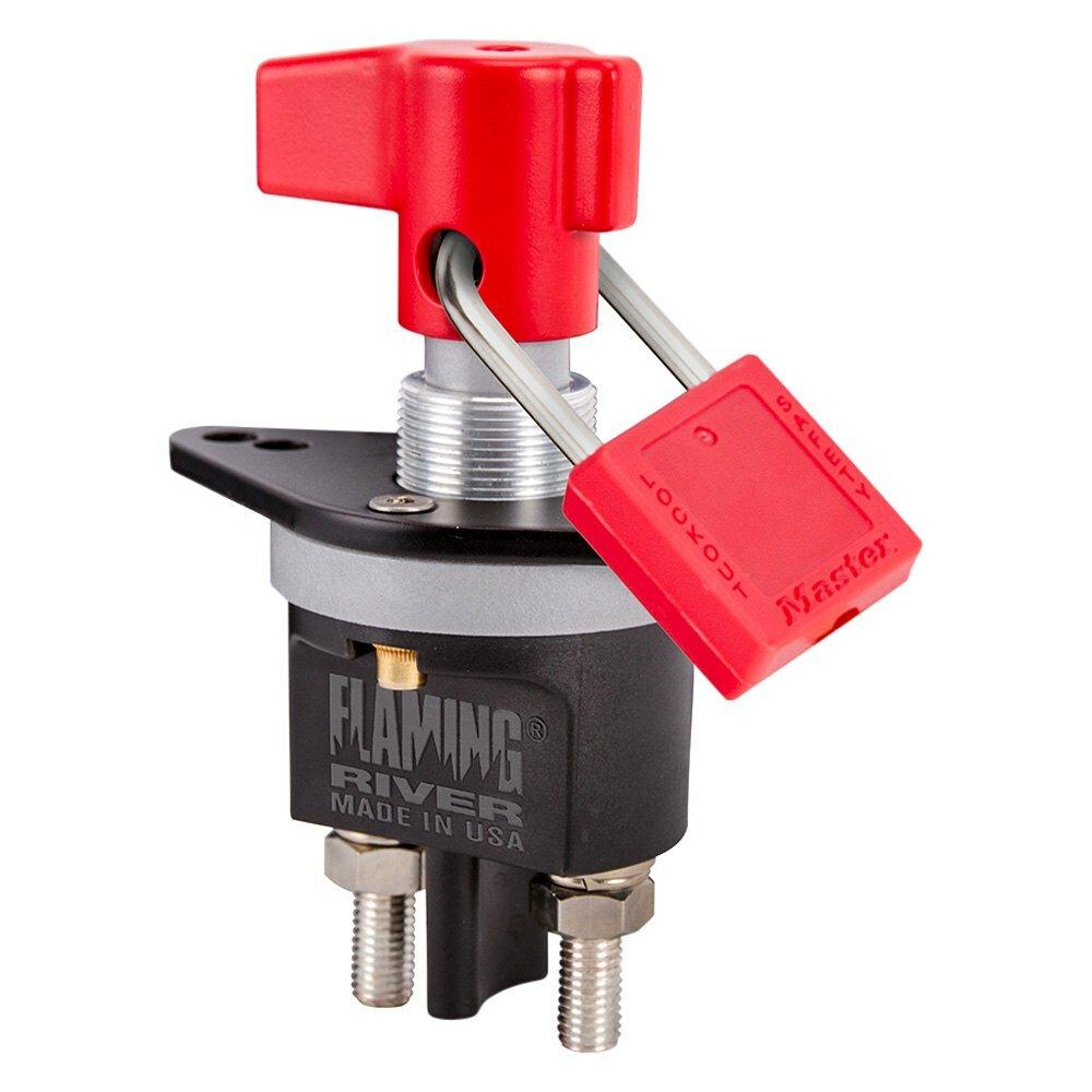 Flaming River Black Interlocking Lever-Style Handle Kit Replacement for Big Switch 500 - FR1047LVRBK