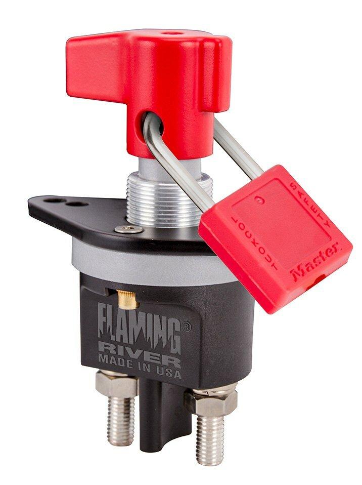 Flaming River Red Interlocking Lever-Style Handle Kit Replacement for Big Switch 500 - FR1047LVRRE