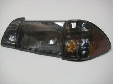 87-93 Mustang 6 Piece Smoked Headlight Set