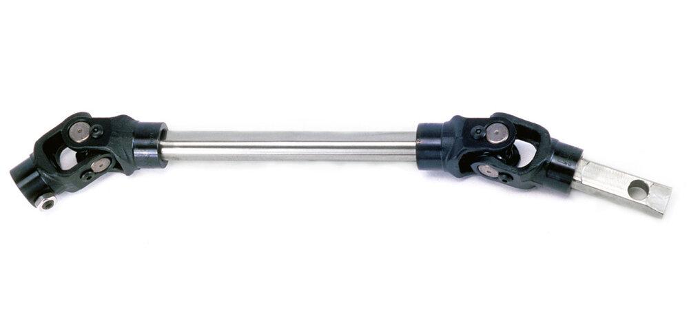 Flaming River 79-93 Mustang Low Profile Steering Shaft Assembly for Power Rack (Forged)