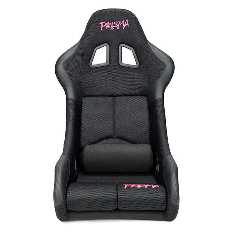 NRG PRISMA FIA Competition Seat with Competition Fabric, FIA homologated, BLACK - FRP-RS500M-BK-PRISMA