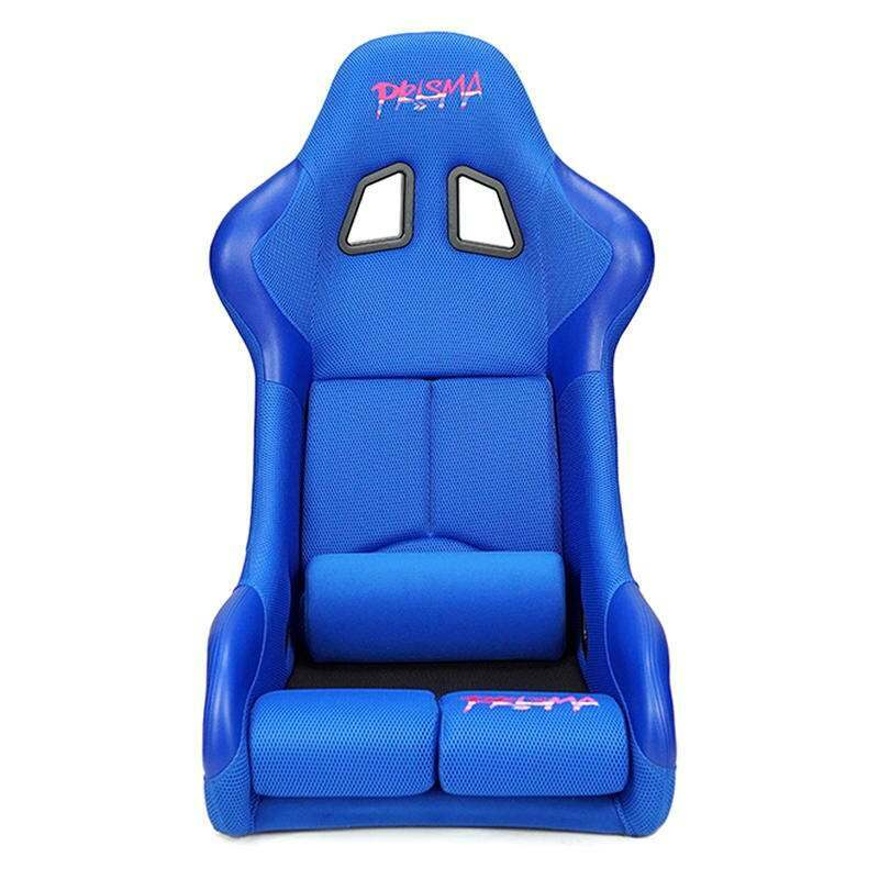 NRG PRISMA FIA Competition Seat with Competition Fabric, FIA homologated, BLUE - FRP-RS500M-BL-PRISMA
