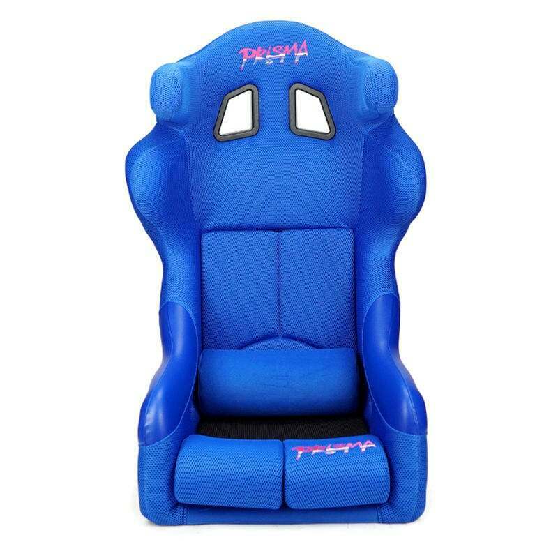 NRG PRISMA FIA HALO Competition Seat with Competition Fabric, FIA homologated, BLUE - FRP-RS600M-BL-PRISMA