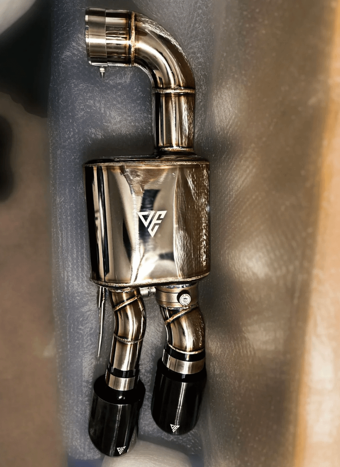 Valved Exhausts Valved Axle Back Exhaust System - Stainless Steel (2015-2022 Mustang GT) - MUSTS550AXSS