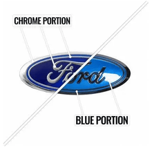 Painted Front & Rear "Ford" Oval Emblems (2020-2024 Explorer ST)