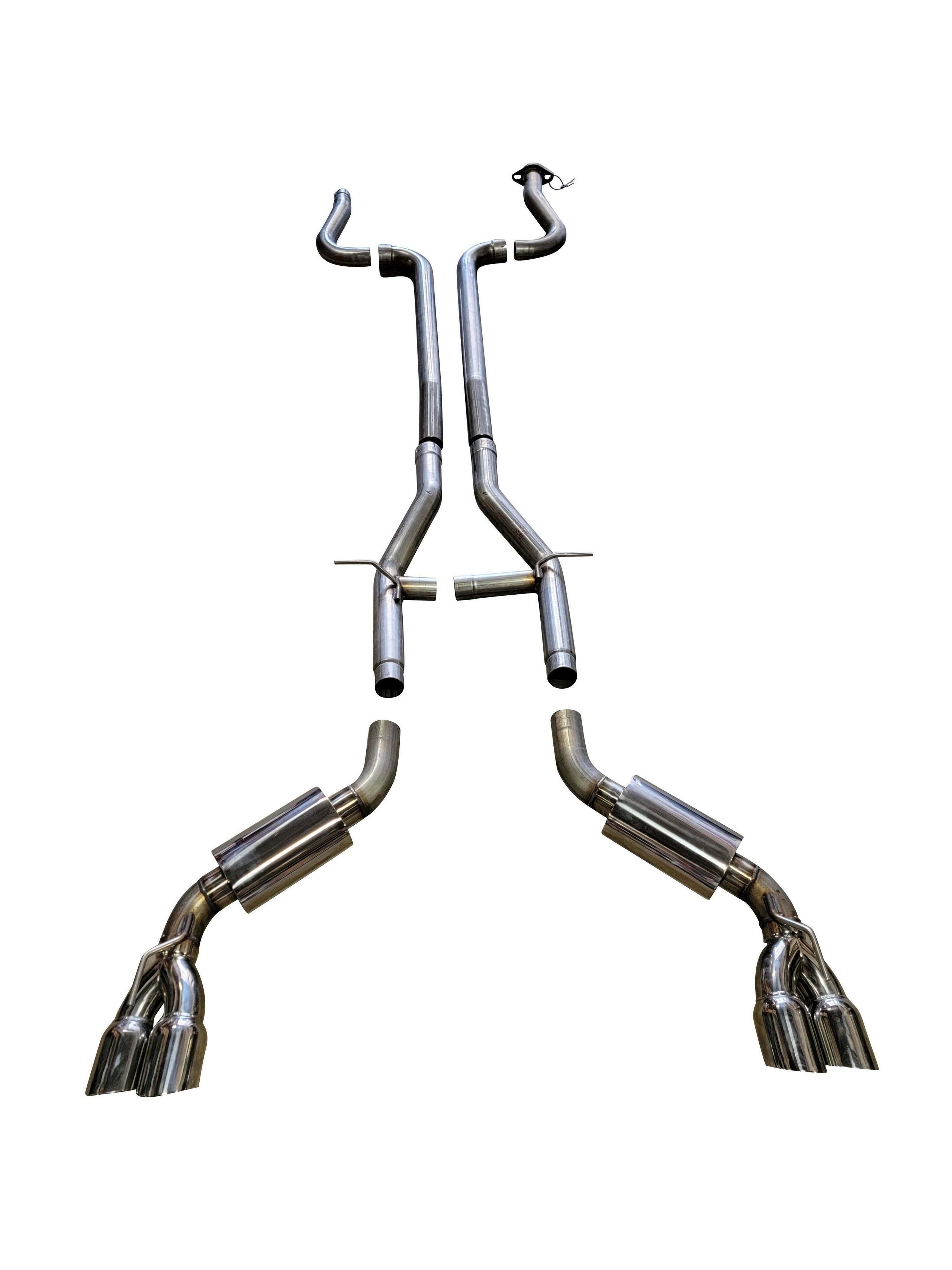 MRT Engineering Version 2 Quad-Tip Cat-Back (2017-2022 Camaro SS 1LE / ZL1 1LE) - 92U845