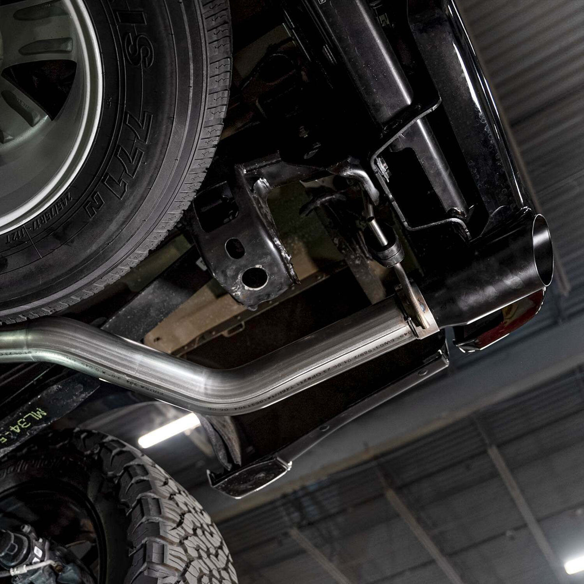 Stainless Works Redline (Aggressive Sound) Cat-Back Exhaust - Under Rear Bumper - Performance Connect (2015-2025 F-150 5.0L) - FT21CBUBR