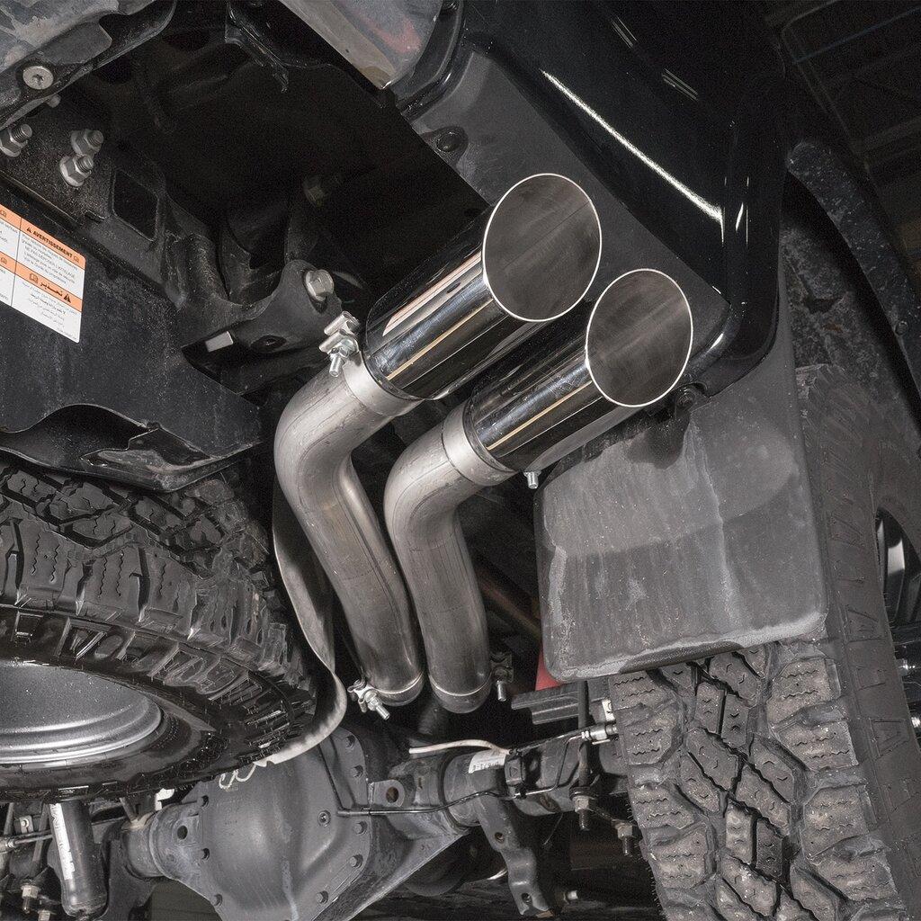 Stainless Works Catback Exhaust System - Redline, Black Tips (2020-2025 F-250 & F-350 7.3L) - FT220CBR-B