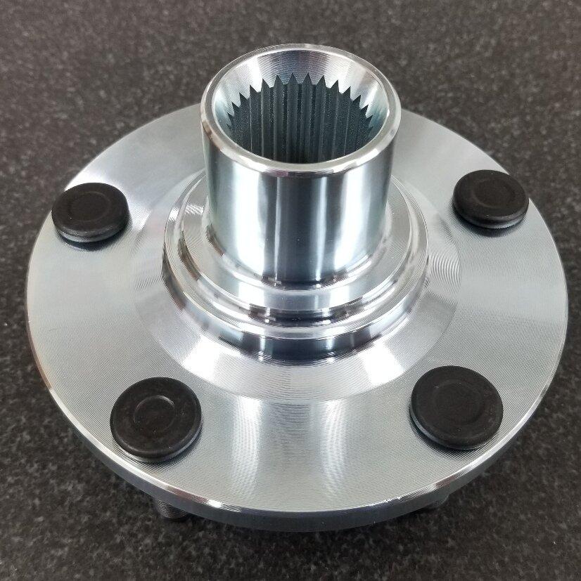 Full Tilt Boogie IRS Rear Hub - 2.5" Studs, Clear Zinc Plated (1999-2004 SVT Cobra) - FT 6556