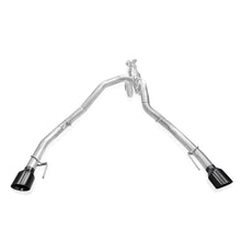 Stainless Works 3" Catback Exhaust System - Dual 4" Matte Black Slash-Cut Conical Tips (2023-2025 F-150 Raptor R 5.2L) - FTR25CB