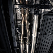 Stainless Works 3" Catback Exhaust System - Dual 4" Matte Black Slash-Cut Conical Tips (2023-2025 F-150 Raptor R 5.2L) - FTR25CB