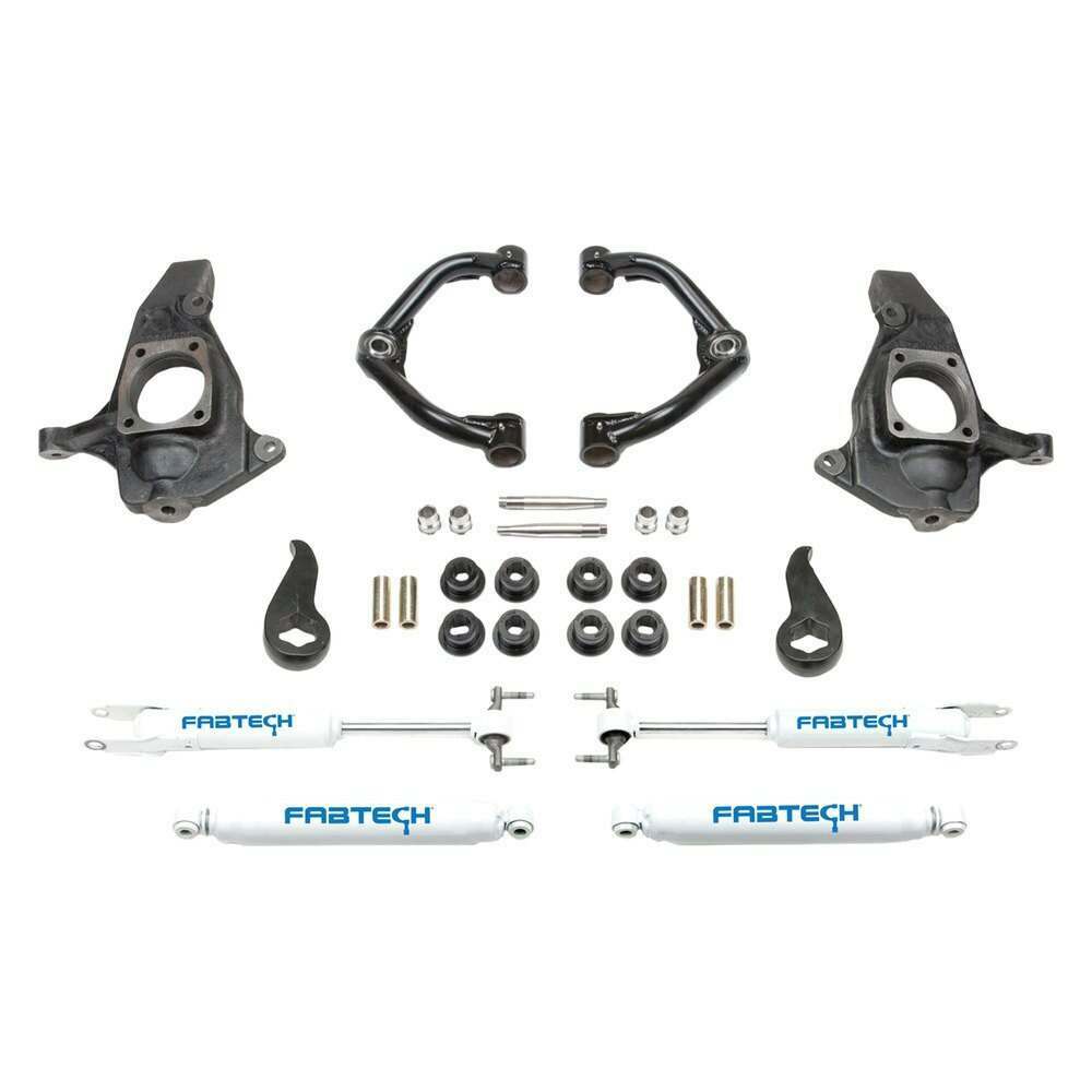 Fabtech 3.5" Hd Uniball Uca System W/ Perf Shocks - FTS21130