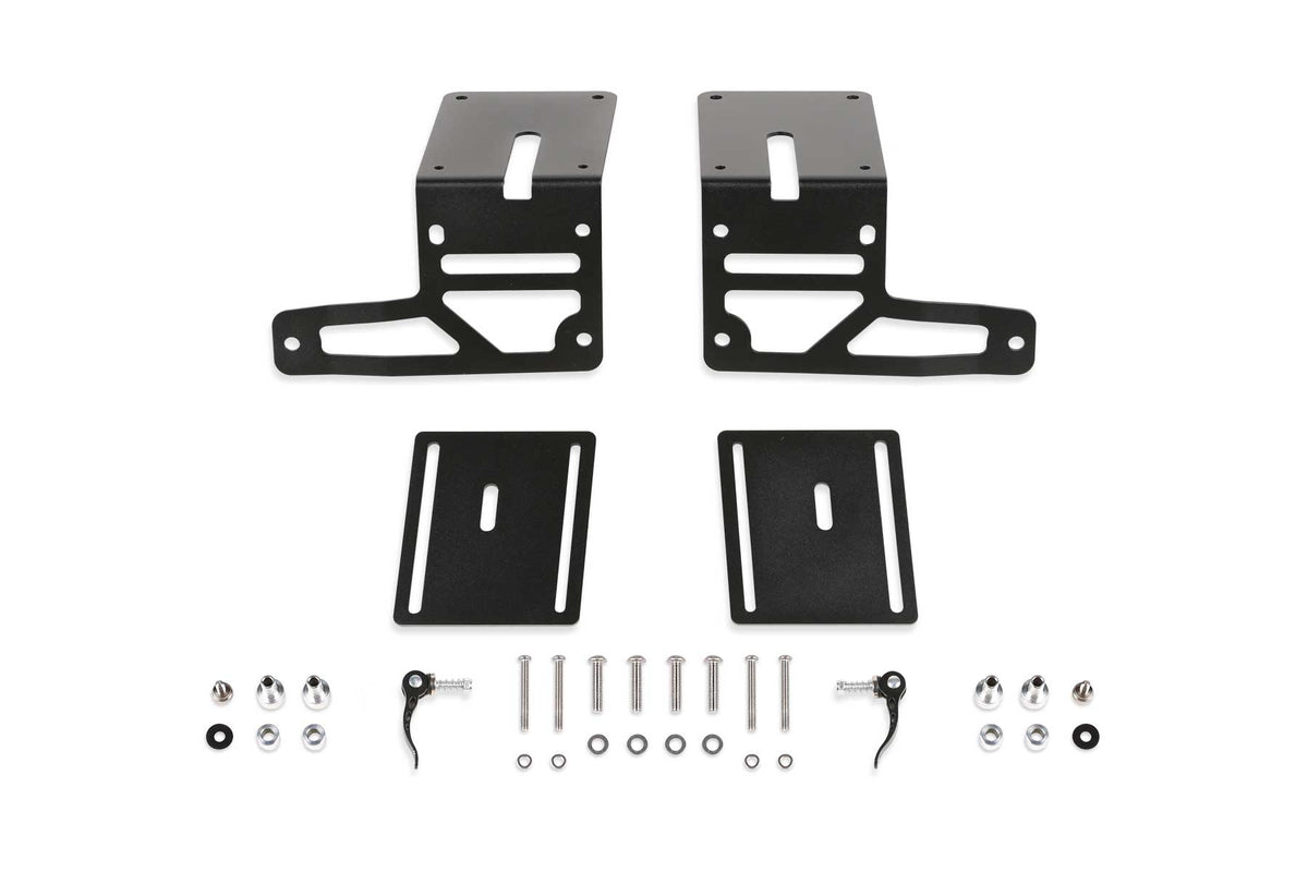 Fabtech LIGHT BRACKET KIT ADJ (2018-2021 Wrangler, Gladiator) - FTS24270
