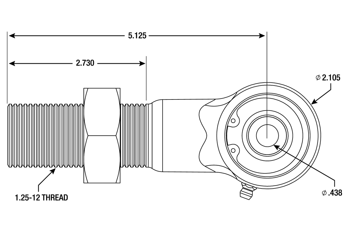 Fabtech Poly Ball Joint Small - FTS50124