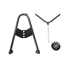 Fabtech Spare Tire Mnt Angled Black - FTT10002BK