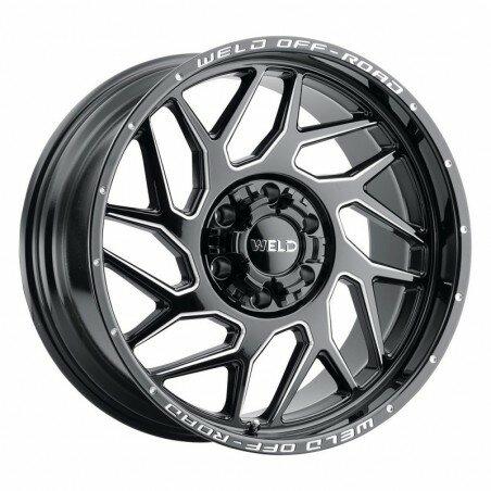 Weld Racing 20x12 Fulcrum 5x127 5x139.7 ET-44 BS4.75 Gloss BLK MIL 87.1 - W11702057475