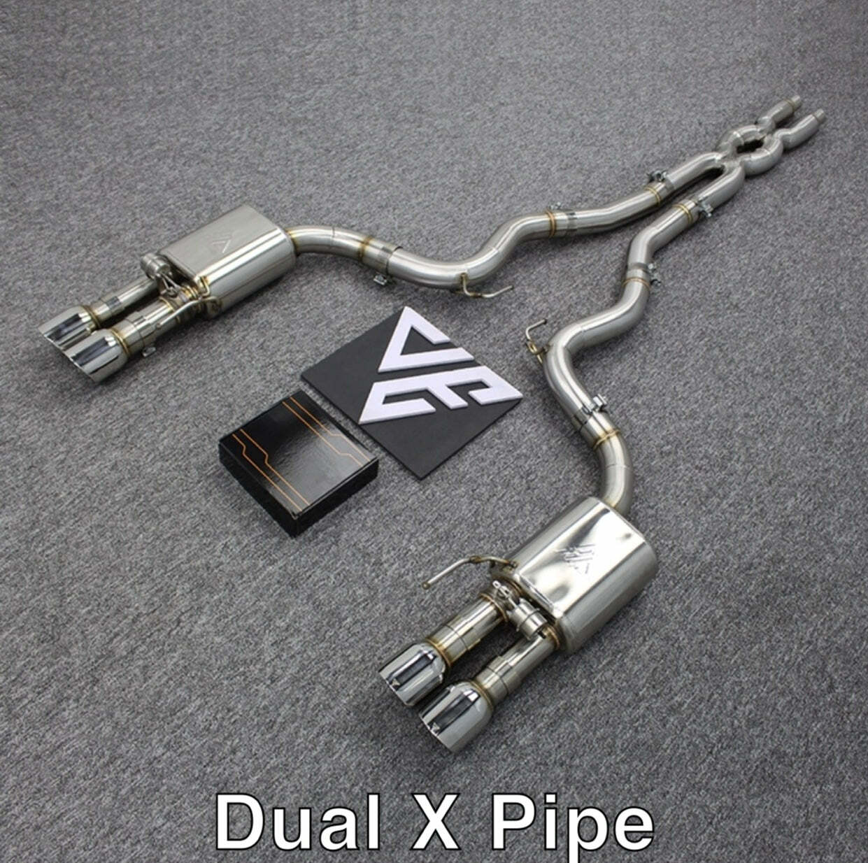 Valved Exhausts Valved Catback Exhaust System - Stainless Steel (2015-2022 Mustang GT) - MUSTS550SS