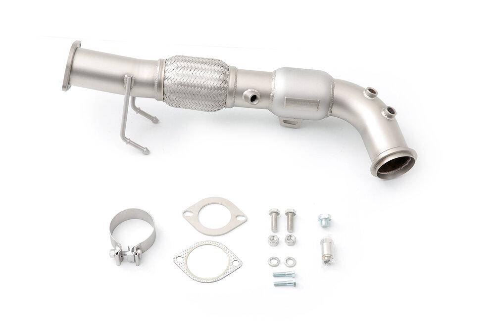 CP-e 2013-2016 Fusion Ecoboost QKspl™ Downpipe with High Flow Cat
