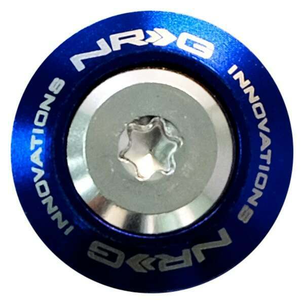 NRG Fender Washer Kit, Set of 10, Thin washers Titanium Burn with stainless bolt, Rivets for plastic - FW-200TS