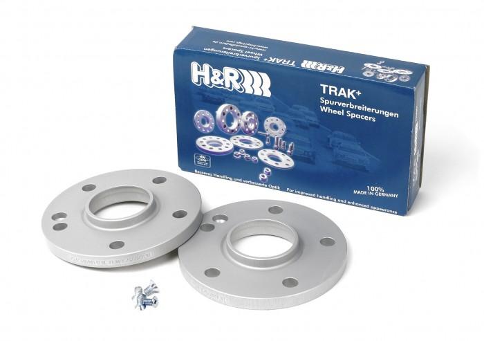 H&R Trak+ 3mm DR Wheel Spacers Bolt 5/112 Center Bore 57.1 Bolt Thread 14x1.5 (Pair)