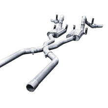 American Racing Headers GMGB-78300HBRNM 3" Header Back X-Pipe Rear Exit No Mufflers (1978-1988 G-Body)