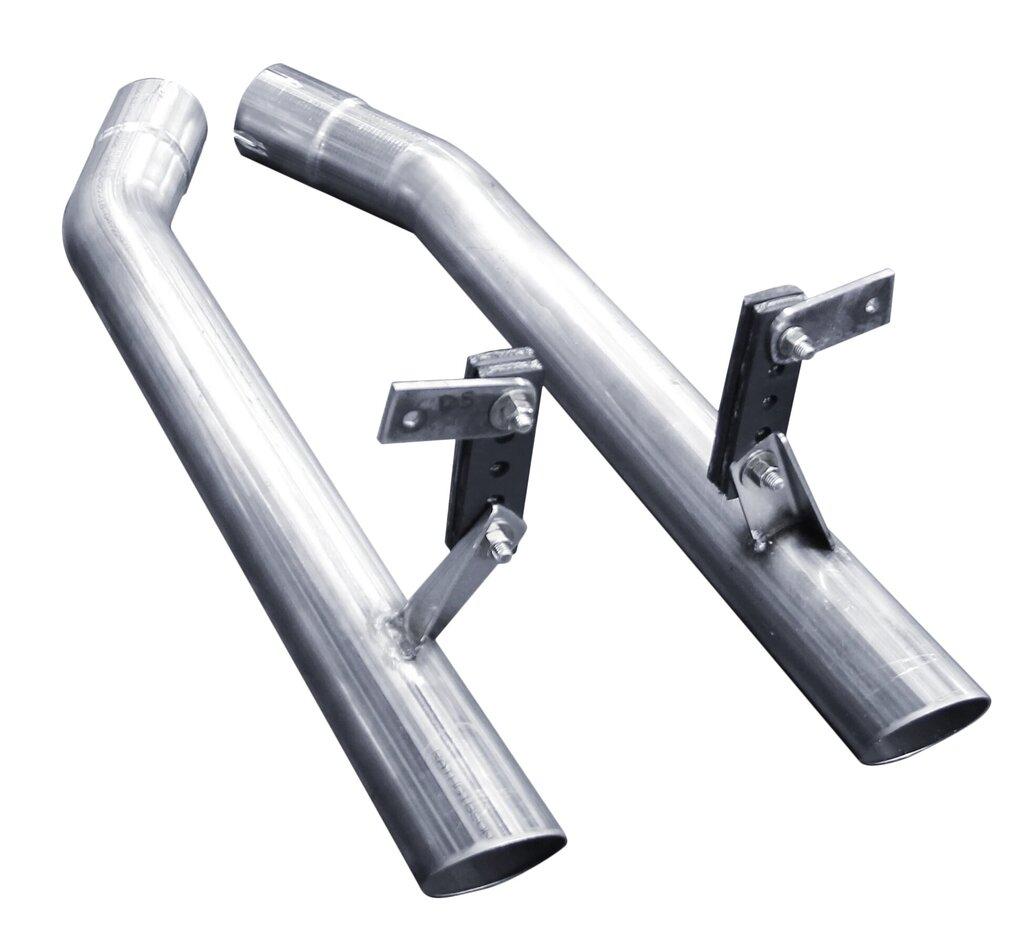 American Racing Headers GMGB-78300HBRNM 3" Header Back X-Pipe Rear Exit No Mufflers (1978-1988 G-Body)