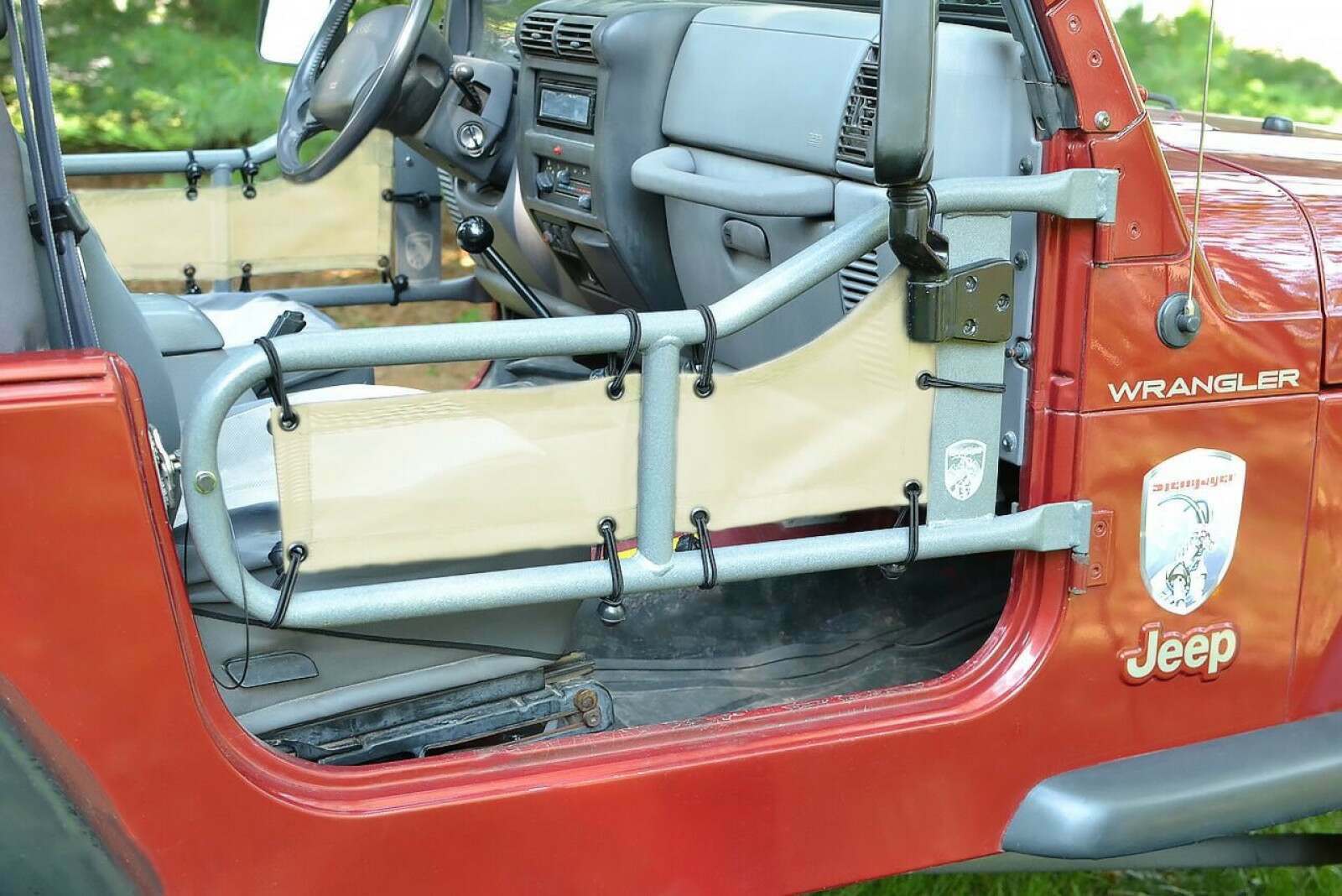 Steinjager Doors CJ-8 1981-1986 Inserts Gray Sand - J0045615