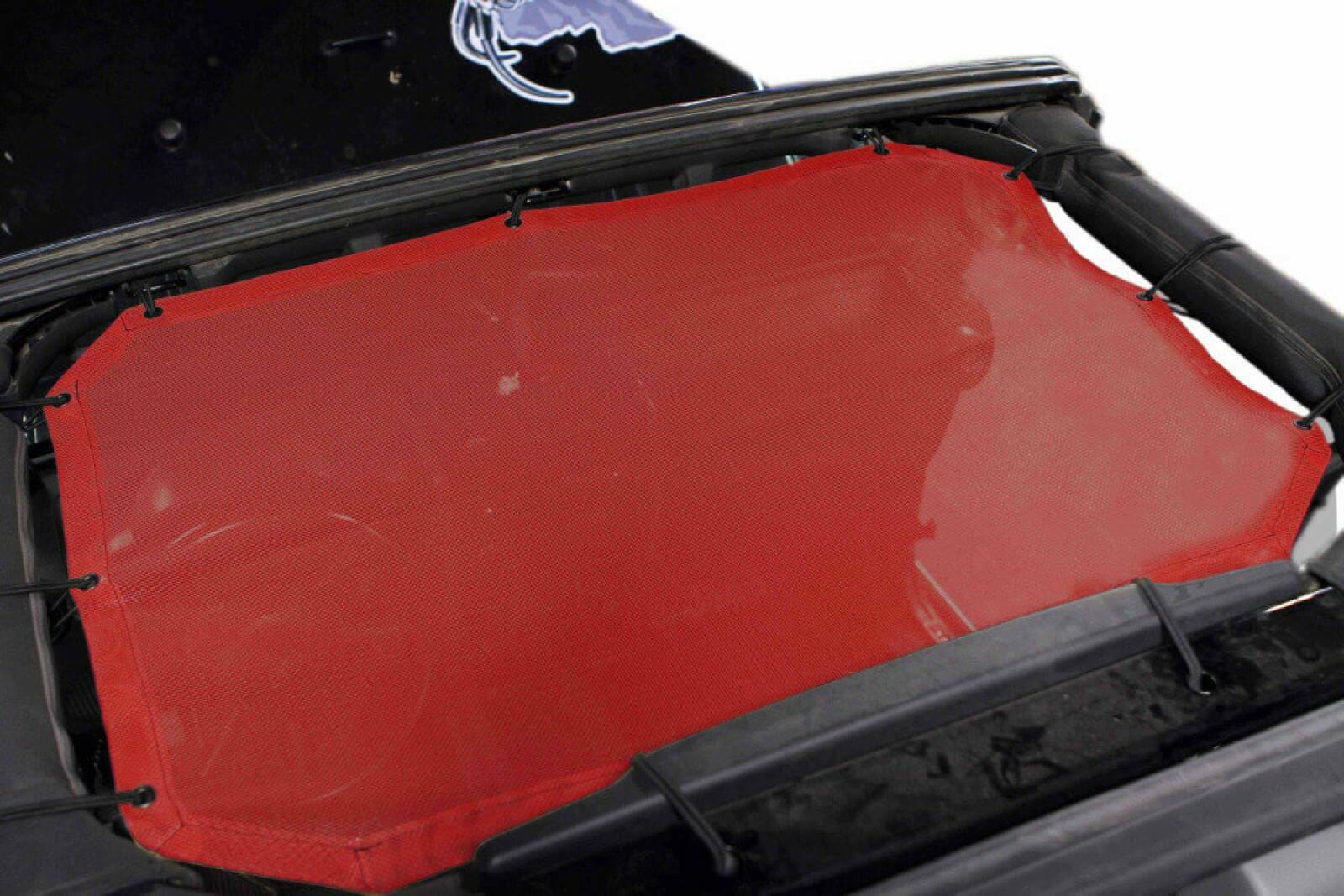 Steinjager Tops and Covers Wrangler JK 2007-2009 Fabric Teddy 2 or 4 Door, Front Seat Only Red - J0043984