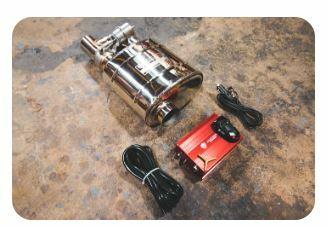 Valvetronic Designs UNIVERSAL VALVED MUFFLER KIT 2.5 inch / 63 MM - UVM.63MM