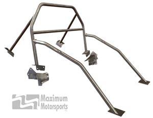 Maximum Motorsports Drag Race 6-point Mustang Roll Bar, Standard Door Bars, Fixed Harness Mount (2005-2014 Mustang Hardtop) - Mm5RB-20