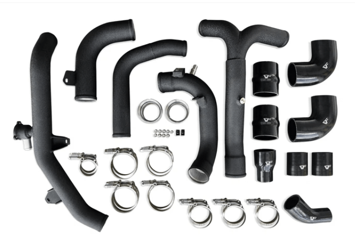 CVF Aluminum Hot-Side & Cold-Side Intercooler Piping Kit (2021-2025 Bronco 2.7L) - 300AIC-3