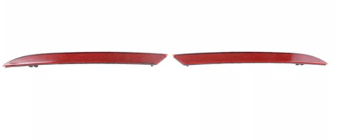 s550Euros Red Rear Reflector (18-23 Mustang) - 1822RefRD
