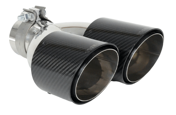 Thermal R&D Exhaust Tips for 3" System - Carbon Fiber Tips (2020-2027 Explorer ST) - B917-C917-TIPS-CARBON FIBER