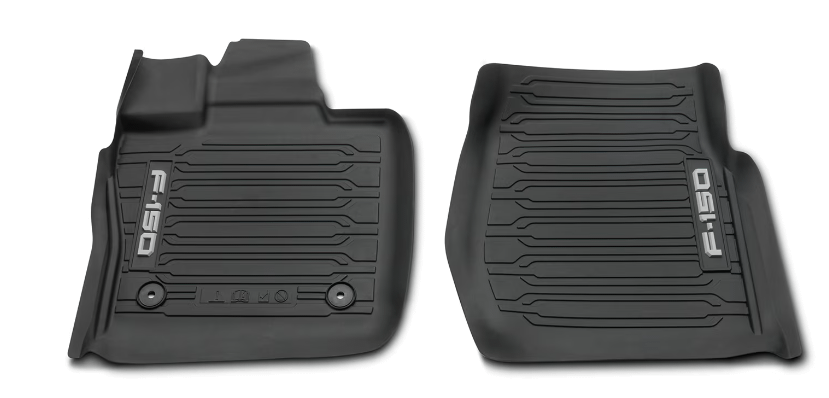 Ford Front 2pc All Weather Floor Liner Tray for Carpet Floor (2021-2025 F-150 Reg Cab) - ML3Z1513086AA