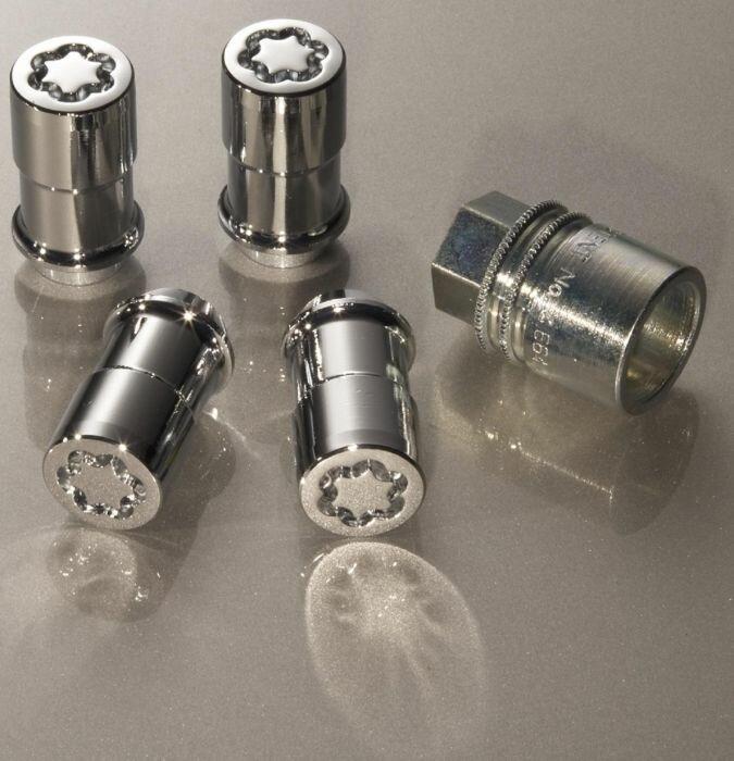 Ford Wheel Locks - Chrome Plated for Exposed Lugs (2021 Mach-E) - GR3Z-1A043-A