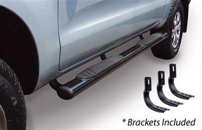 Go Rhino 4" OE Xtreme - SideSteps (4" - 67" Long - Black side bars) - 640067B