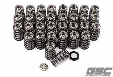 GSC Power-Division Conical spring kit with Ti Retainer and Spring Seat (2011-2017 Mustang GT 5.0L) - gsc5010
