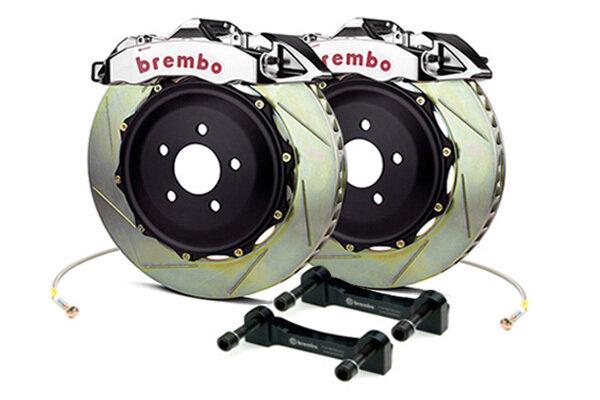 Brembo 2015-2018 Mustang 380mm 4 Piston GT-R Rear Brake Kit (Type 1 Slotted Rotors)