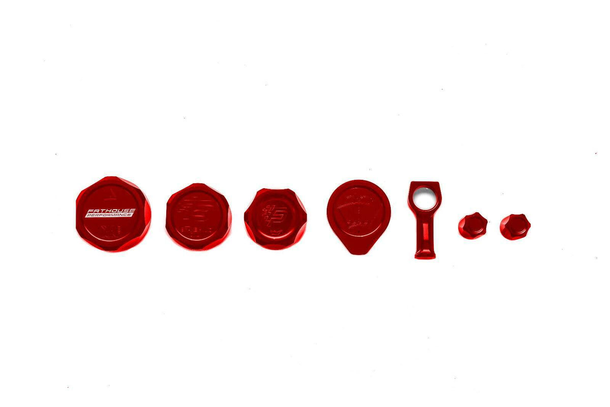 Fathouse Fabrications Billet Cap Kit (2011+ Mustang GT, GT350, GT500)