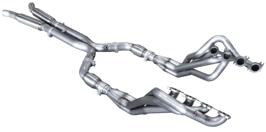 American Racing 2015-2020 Shelby GT350 1-7/8" x 3" Long Tube Headers and Catted X Pipe (Long System w/Resonators) MTSH3-16178300LSWC