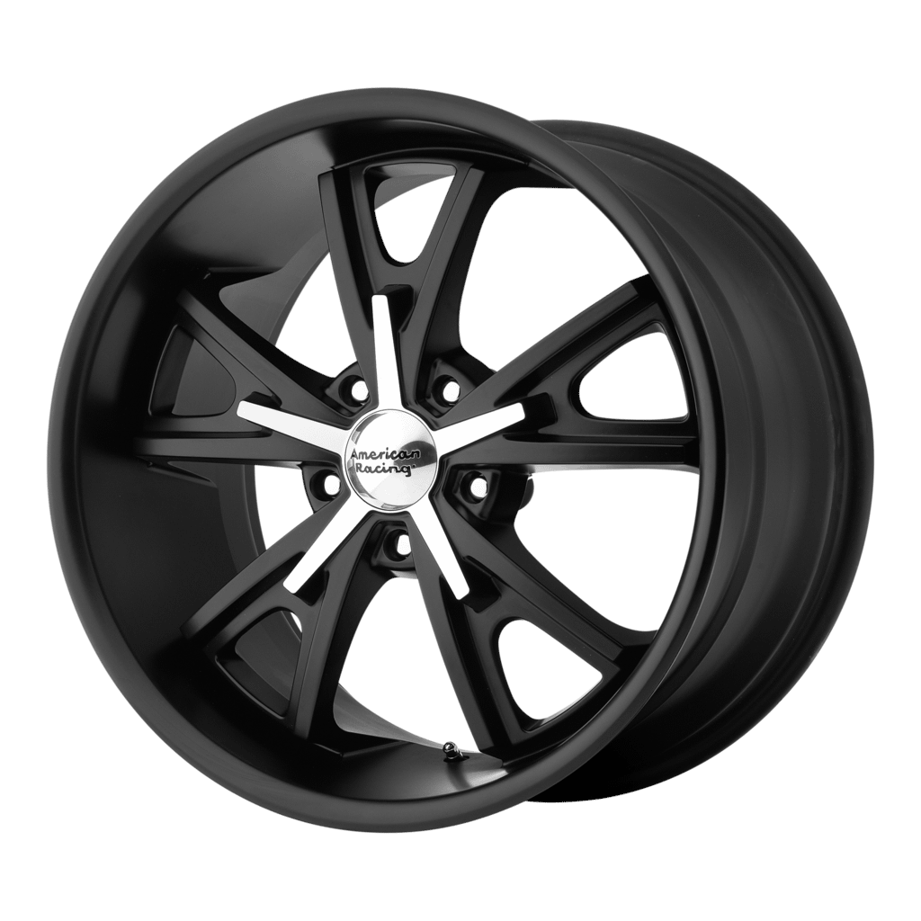 American Racing Wheels VN801 Daytona 22X11 in Satin Black W/ Machined Face - 5X4.5 Bolt, 38 Offset - VN80122112738