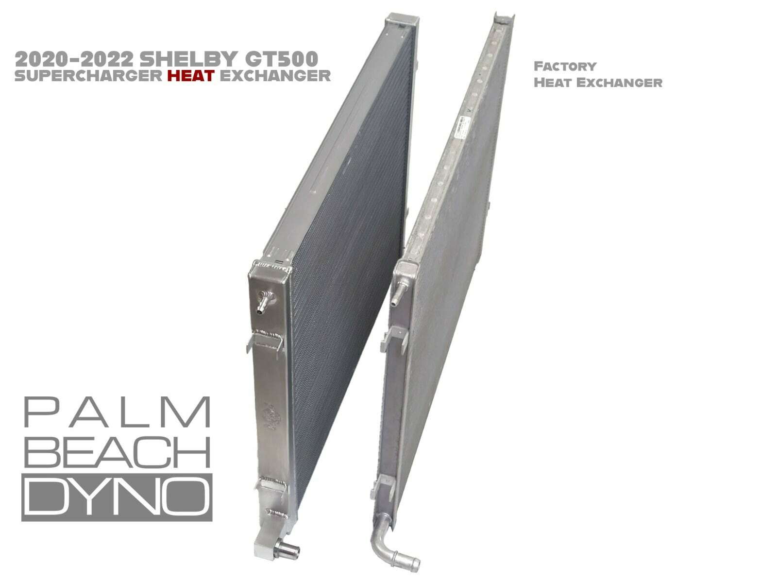 Palm Beach Dyno High Performance Heat Exchanger (2020-2022 Shelby GT500) - PBD-HE-20GT500