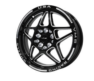 VMS Racing 15x3.5" +10 Offset Front or Rear Delta Drag Race Wheel - 5x100/5x114.3 - VWDA004