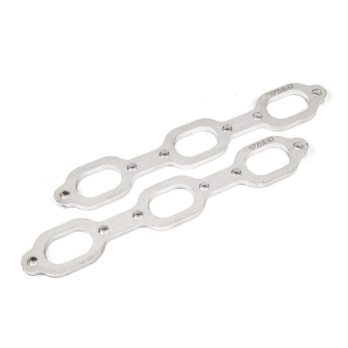 Stainless Works Header Flange V6 3.5L Flat Oval Port - HFMOP35V6163