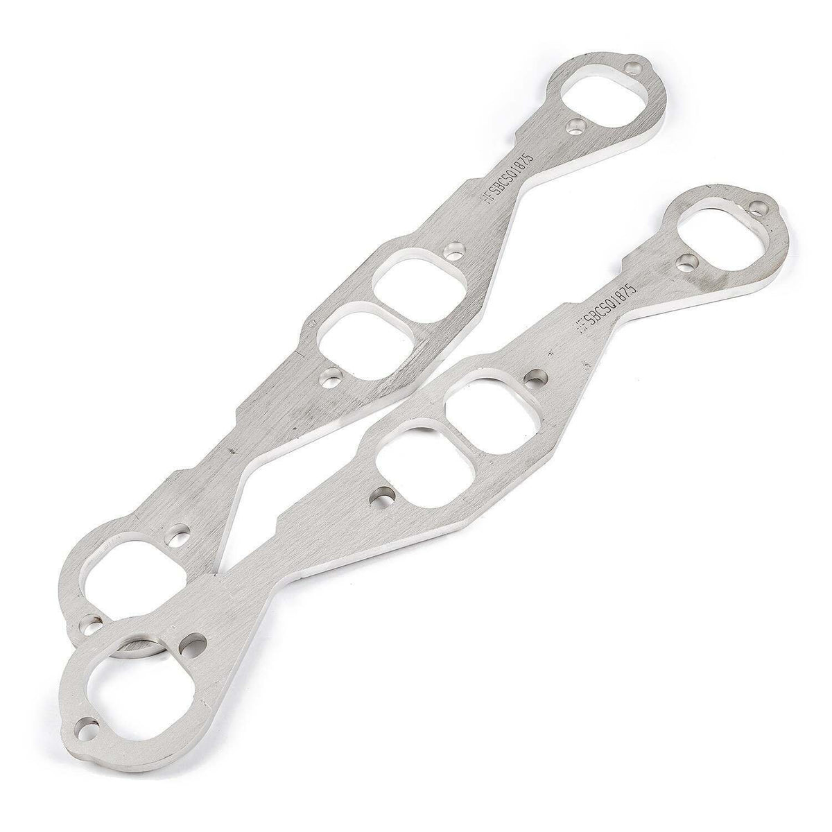Stainless Works Header Flange SBC 1-3/4" Square Port - HFSBCSQ175