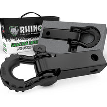 Rhino USA Shackle Hitch Receiver W/ D-Ring (Black) - RSHCK-HTCH