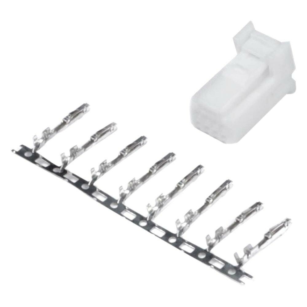 Haltech Plug and Pins Only - 8 Pin White Tyco - HT-030004