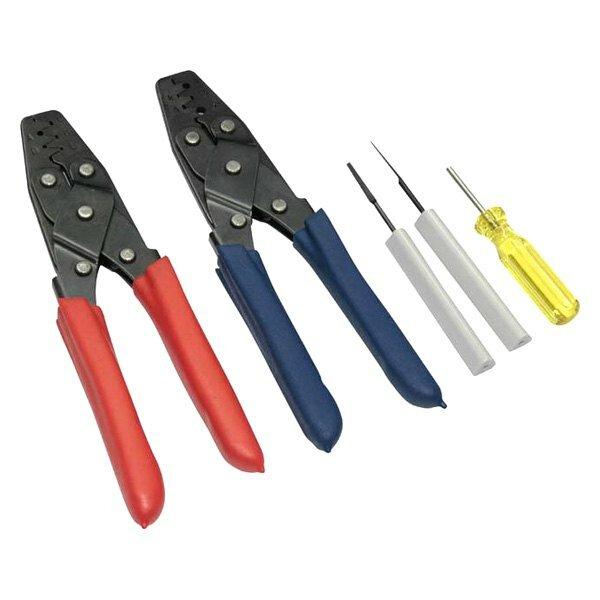 Haltech Dual Crimper Set Inc 3 pin removal tools - HT-070300