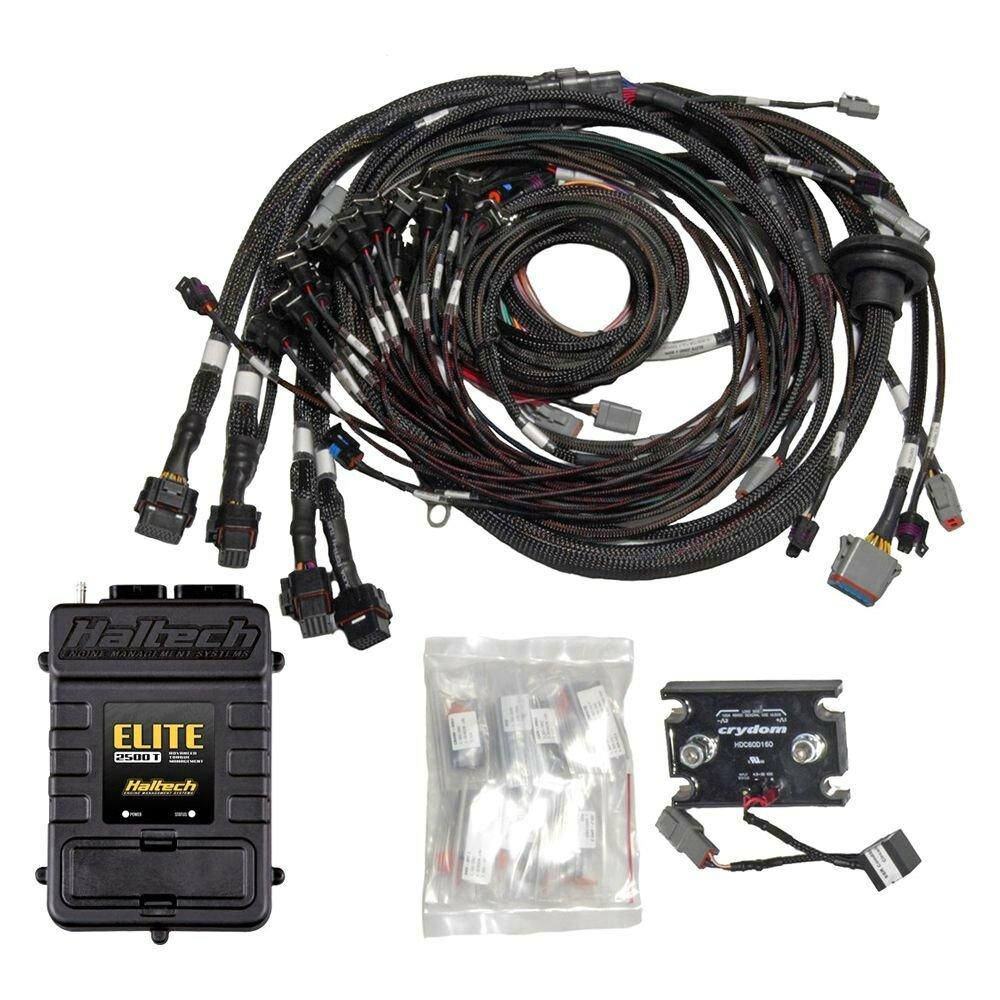 Haltech Elite 2500 T + V8 Small/Big Block GM, Ford & Chrysler Terminated Harness Kit - HT-151315