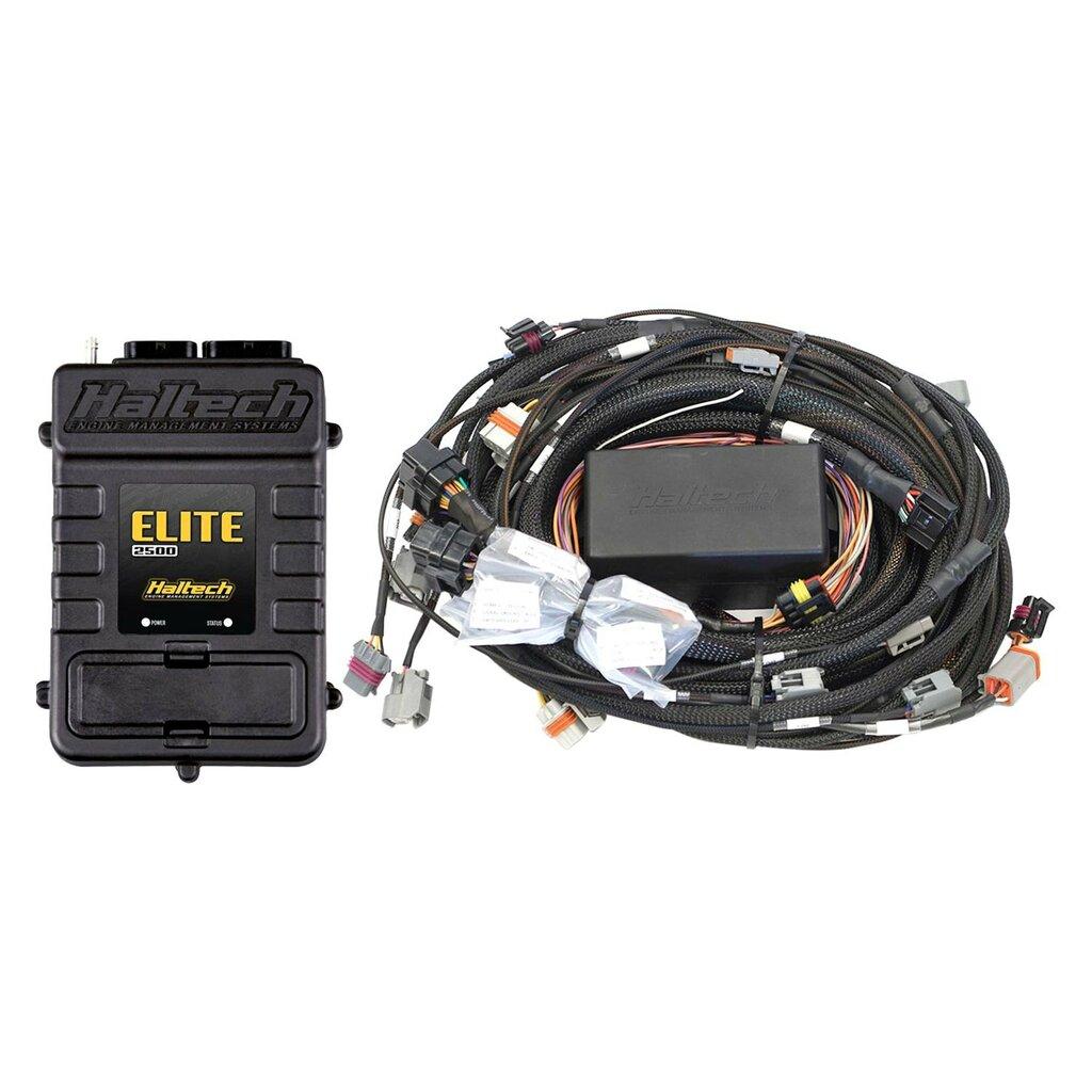 Haltech Elite 2500 + GM GEN III LS1 & LS6 non DBW Terminated Harness Kit - HT-151360